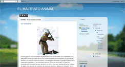 Desktop Screenshot of laviolenciaalosanimales.blogspot.com