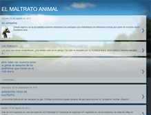 Tablet Screenshot of laviolenciaalosanimales.blogspot.com