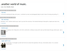Tablet Screenshot of anotherworldofmusic.blogspot.com