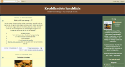 Desktop Screenshot of kryddlandet.blogspot.com