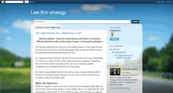 Desktop Screenshot of lawfirmstrategy.blogspot.com
