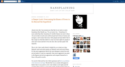 Desktop Screenshot of nanarchist.blogspot.com