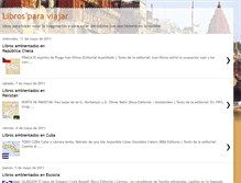 Tablet Screenshot of librosparaviajar.blogspot.com