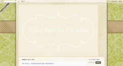 Desktop Screenshot of ninabonitashop.blogspot.com