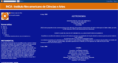 Desktop Screenshot of inca-cienciaseartes.blogspot.com