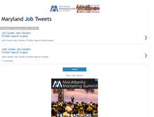 Tablet Screenshot of marylandjobtweets.blogspot.com