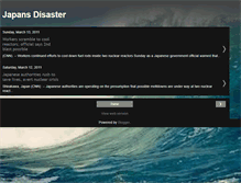 Tablet Screenshot of japansdisaster.blogspot.com