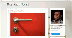 Desktop Screenshot of kedar.blogspot.com
