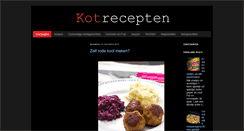 Desktop Screenshot of kotrecepten.blogspot.com
