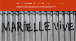 Desktop Screenshot of imersaolatina.blogspot.com
