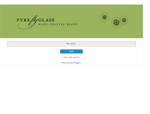 Tablet Screenshot of fyreflyglass.blogspot.com