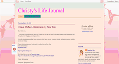 Desktop Screenshot of christylifejournal.blogspot.com