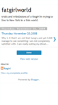 Mobile Screenshot of fatgirlworld.blogspot.com