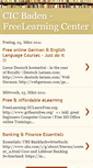 Mobile Screenshot of cic-baden-freelearning.blogspot.com