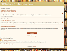 Tablet Screenshot of cic-baden-freelearning.blogspot.com
