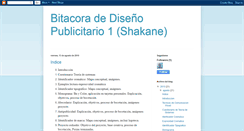 Desktop Screenshot of bitacoradediseoshakane.blogspot.com