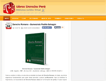 Tablet Screenshot of librosderechoperu.blogspot.com