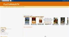Desktop Screenshot of funtowatchtv.blogspot.com