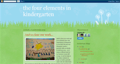 Desktop Screenshot of fourelementsinkindergarten.blogspot.com