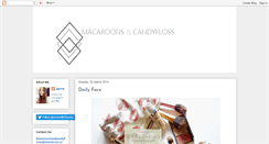 Desktop Screenshot of macaroonsandcandyfloss.blogspot.com
