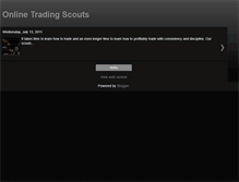Tablet Screenshot of onlinetraderrecruittraing.blogspot.com