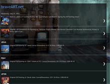 Tablet Screenshot of braveart.blogspot.com