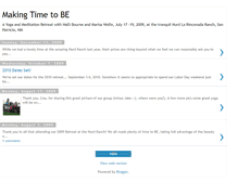 Tablet Screenshot of makingtimetobe.blogspot.com