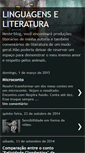 Mobile Screenshot of linguagenseliteratura.blogspot.com