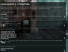 Tablet Screenshot of linguagenseliteratura.blogspot.com