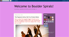 Desktop Screenshot of boulderspirals.blogspot.com