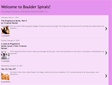 Tablet Screenshot of boulderspirals.blogspot.com