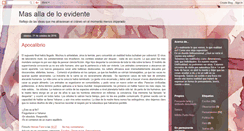 Desktop Screenshot of mas-alla-de-lo-evidente.blogspot.com