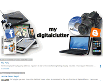 Tablet Screenshot of mydigitalclutter.blogspot.com