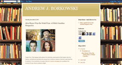 Desktop Screenshot of andrewjborkowski.blogspot.com