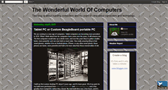 Desktop Screenshot of david-thewonderfulworldofcomputers.blogspot.com