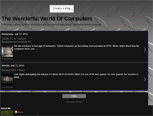 Tablet Screenshot of david-thewonderfulworldofcomputers.blogspot.com