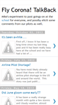 Mobile Screenshot of flycorona.blogspot.com