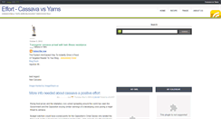 Desktop Screenshot of effortcassava.blogspot.com