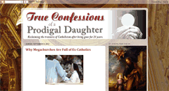Desktop Screenshot of catholicprodigaldaughter.blogspot.com