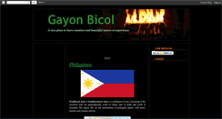 Desktop Screenshot of gayonbicol.blogspot.com