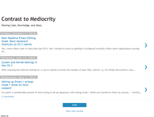 Tablet Screenshot of contrasttomediocrity.blogspot.com