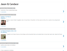 Tablet Screenshot of jasonandcandace.blogspot.com