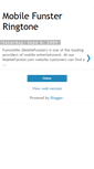 Mobile Screenshot of mobilefunsterringtone.blogspot.com