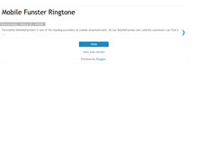 Tablet Screenshot of mobilefunsterringtone.blogspot.com