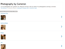 Tablet Screenshot of photosbycameron.blogspot.com