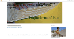 Desktop Screenshot of enquadernaciobcn.blogspot.com