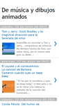 Mobile Screenshot of musicadedibujosanimados.blogspot.com