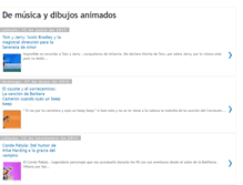 Tablet Screenshot of musicadedibujosanimados.blogspot.com