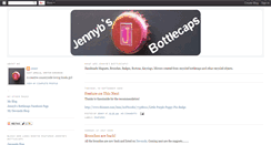 Desktop Screenshot of jennybsbottlecaps.blogspot.com