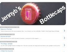 Tablet Screenshot of jennybsbottlecaps.blogspot.com